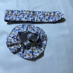 Blue and White Floral Ties Elegant Accessories